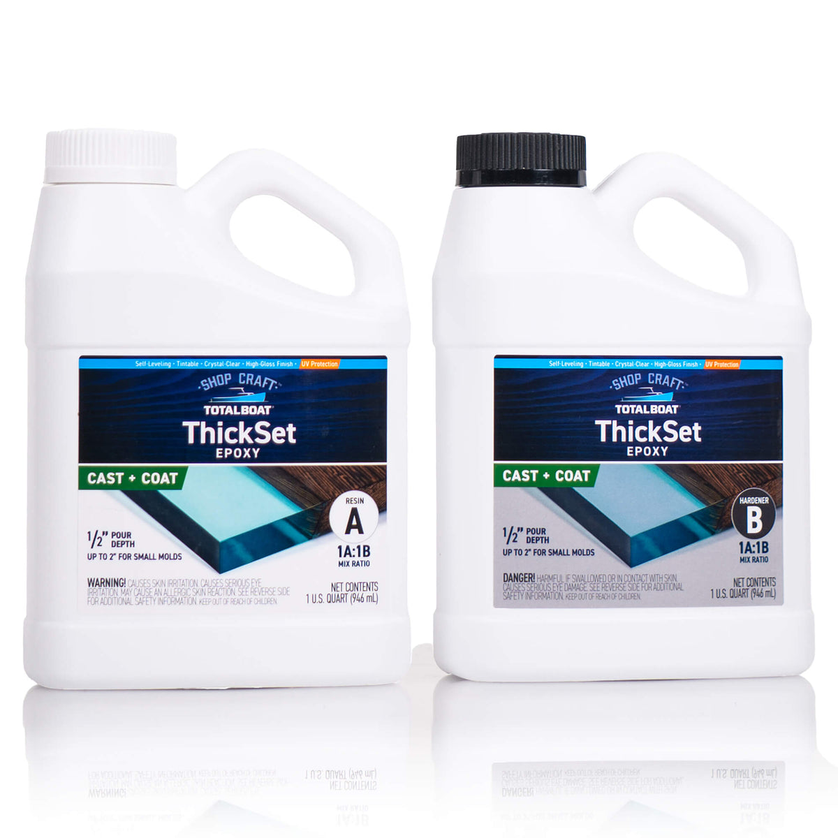 ThickSet Cast + Coat Deep Pour Epoxy Resin Kits