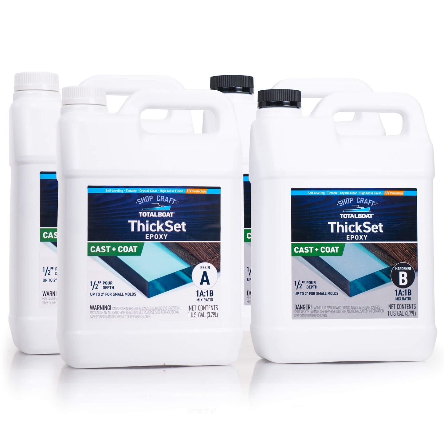 ThickSet Cast + Coat Deep Pour Epoxy Resin Kits